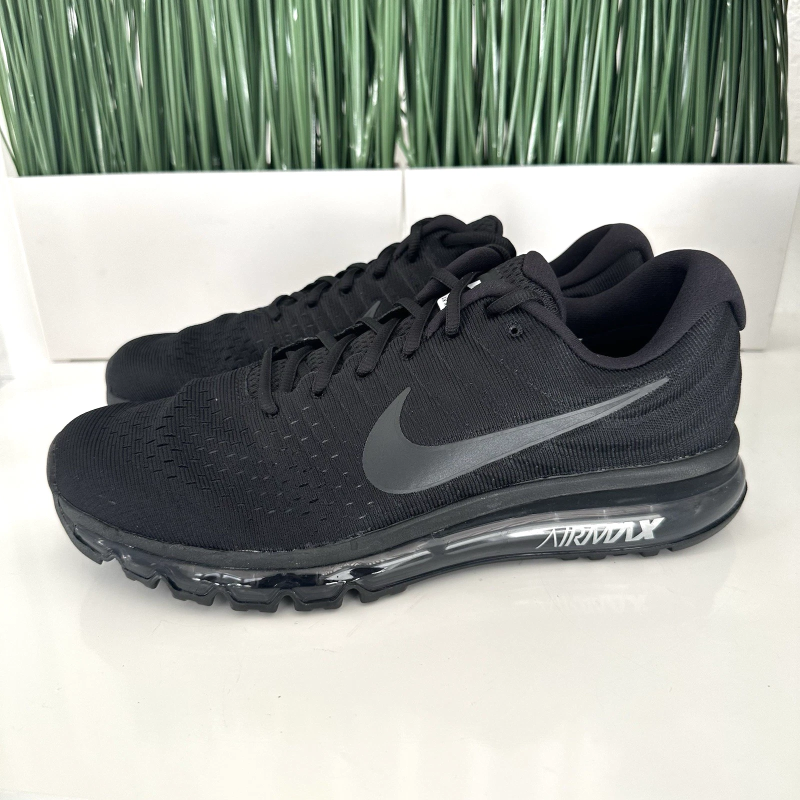 Nike Air Max 2017 NBY Mens Running Shoes Triple Black 849559 004 Size 11.5
Opens in a new window or
