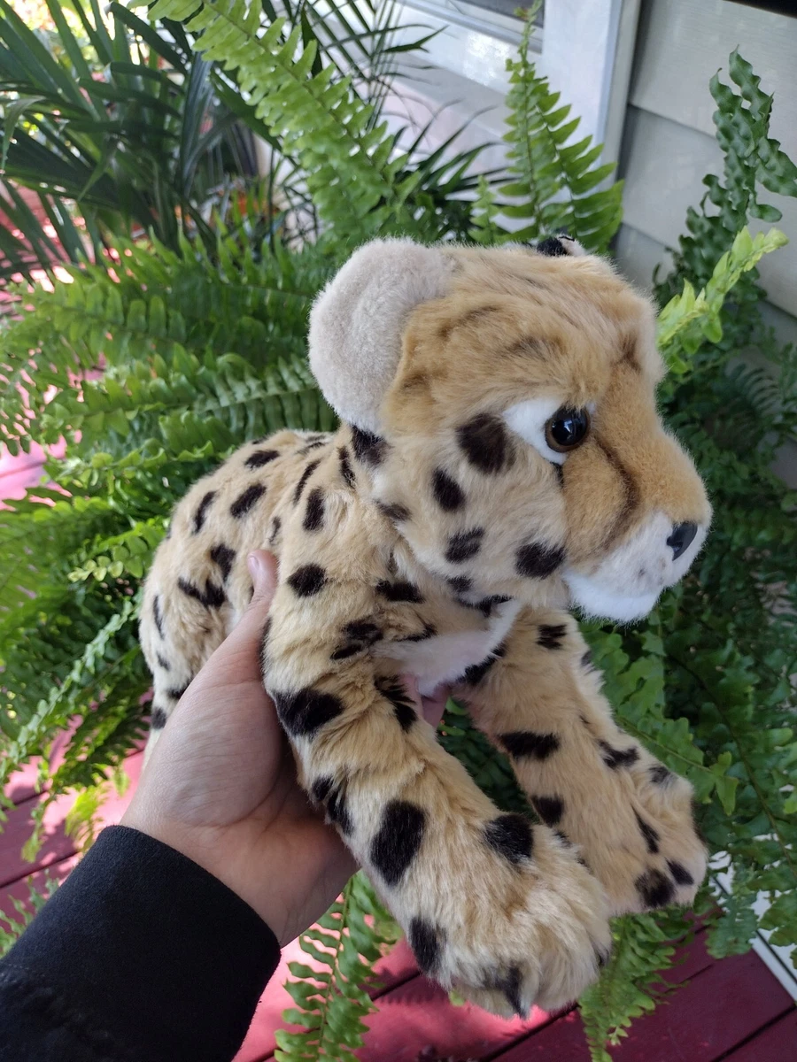 FAO Schwarz Spotted Baby Cheetah Leopard Cub Baby Plush Stuffed Animal Toy 18