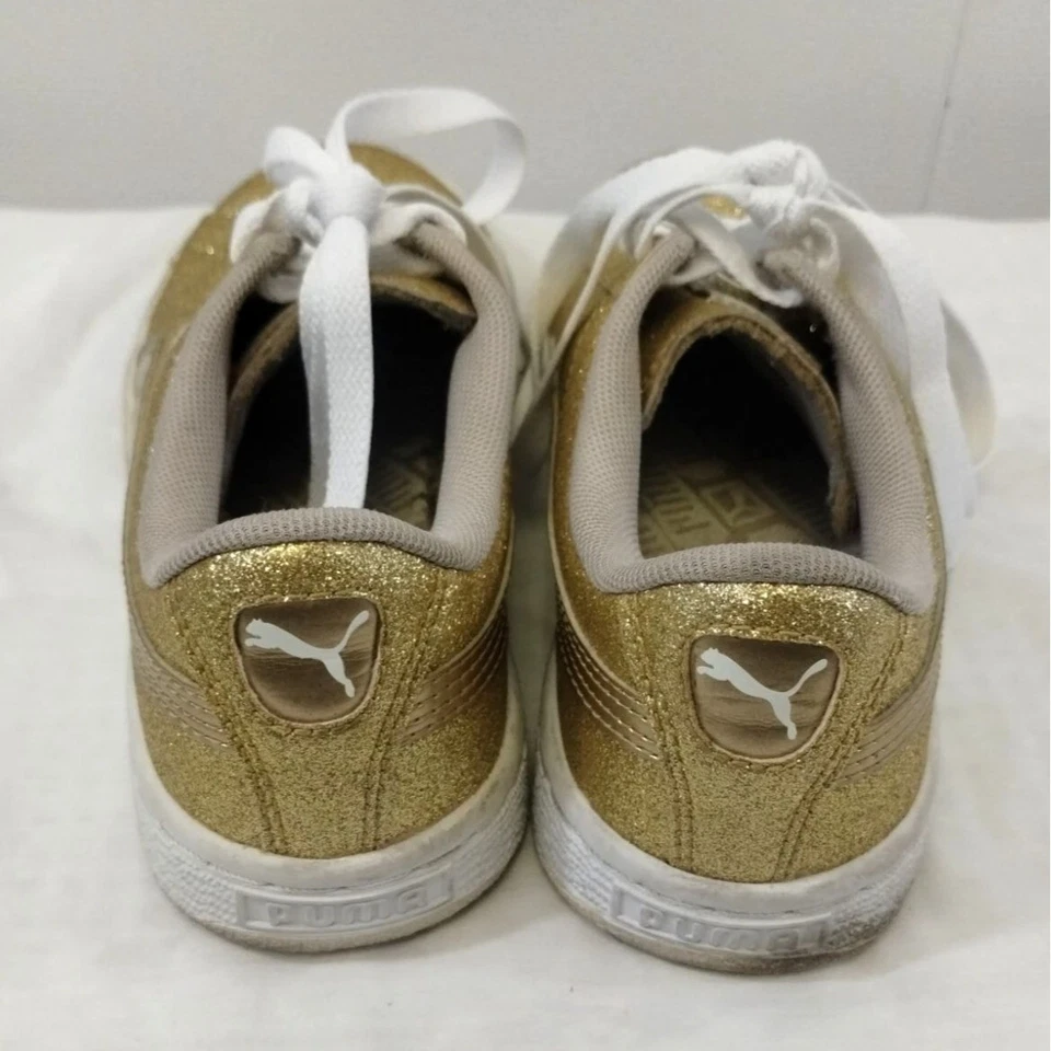 Puma Basket Girl's Shoes/Sneakers/Low-Tops Size4.5C SKU 3469 - Image 2 of 4