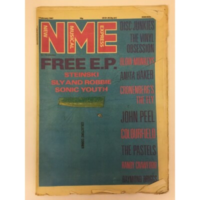 NEW MUSICAL EXPRESS NME MAGAZINE 7 FEBRUARY 1987 npbox64 JOHN PEEL LS