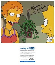 Renee Ridgeley ‘The Simpsons’ Signed Autograph 8x10 Photo ‘Dr. Wendy Sage’ ACOA