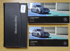 GENUINE MERCEDES C-CLASS ESTATE 2018-2022 OWNERS MANUAL HANDBOOK WALLET PACK.