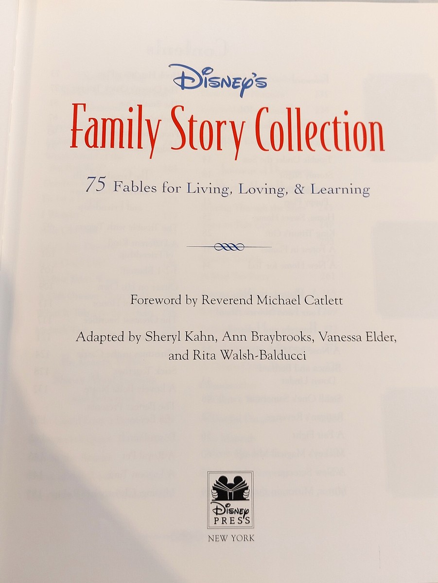 Vtg 1998 Disney's Family Story Collection Hardcover Book | eBay