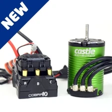 Castle Creations Cobra 10 6S Max 25.2V ESC w/1406-7700Kv Brushless Motor Combo