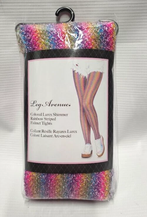 Leg Avenue Collant A Rete Jumbo Rosa Fluorescente - Taglia Unica, Calze Rete Per Costumi E Serate