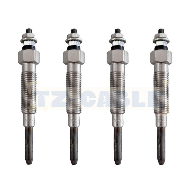 4PCS Glow Plug 32A66-03100 For Mitsubishi S4Q2 S4S Forklift 12V F18B FD28 FD35A