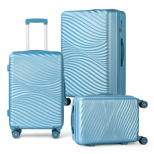 3 Piece Luggage Set ABS Hardside with 