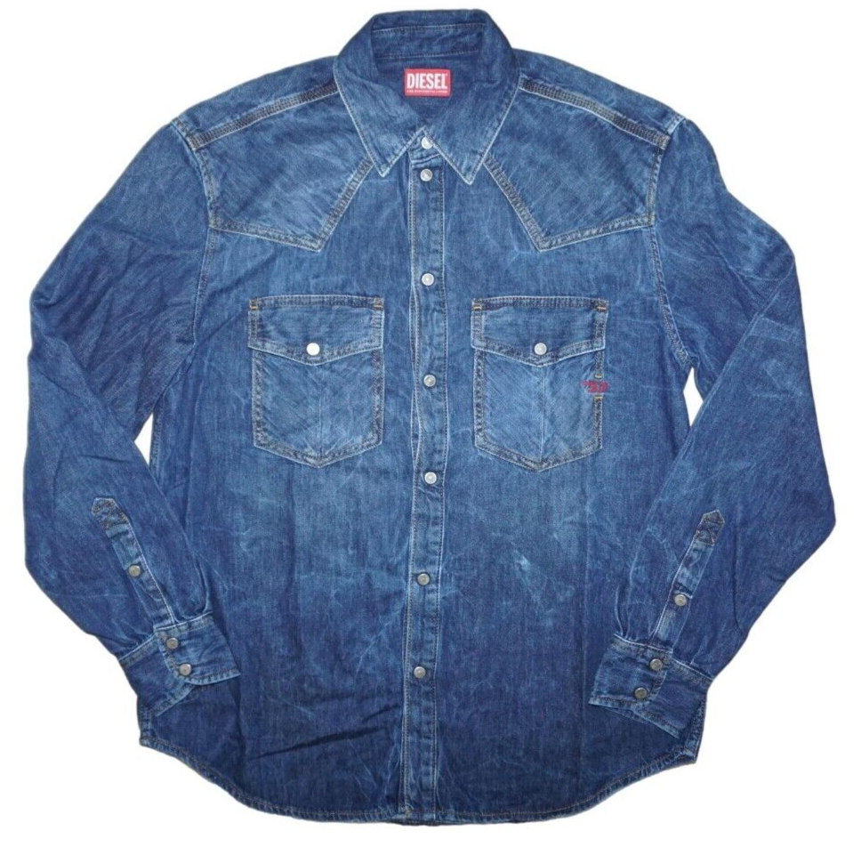 DIESEL D-OCEAN DENIM SHIRT SIZE M 100% AUTHENTIC