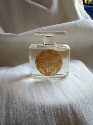 OLD FAKE PERFUME BOTTLE - CARON - BLOND TOBACCO + CASE - 30 ml