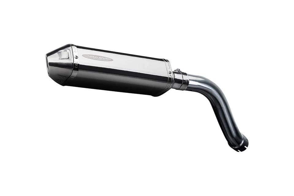 Suzuki SV650 2003-2012 Kit de silenciador de escape de acero inoxidable triovalado de 13" deslizable Foto 2 de 4