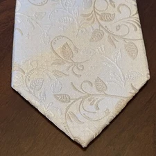 Barry Wang Gold Hand Made 100% Silk Men’s Neck Tie