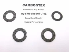 DAIWA REEL PART Sealine 350H - (4) Smooth Drag Carbontex Drag Washers #SDD113