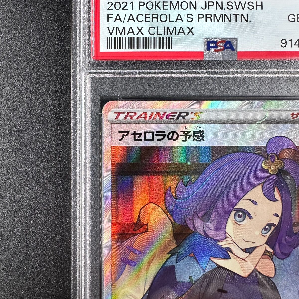 FAST】PSA 10 Acerola's Premonition 255/184 SR FullArt VMAX FAST】PSA 10 Acerola's Premonition 255/184 SR FullArt VMAX