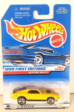1998 1st Editions Hot Wheels Die Cast MOC 70 mustang Mach I 29 of 40
