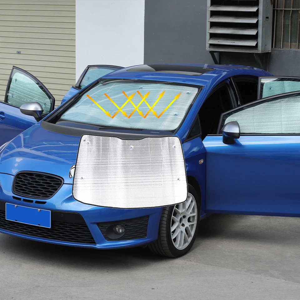 8 шт. полных оконных стеклянных солнцезащитных козырьков для сиденья Leon 2008-2012 - Изображение 2 из 4