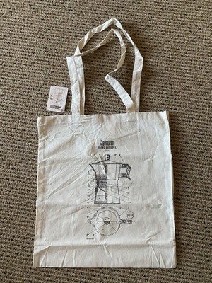 bialetti moka express 1933 Tote Bag From Italy NEW w/ Tags