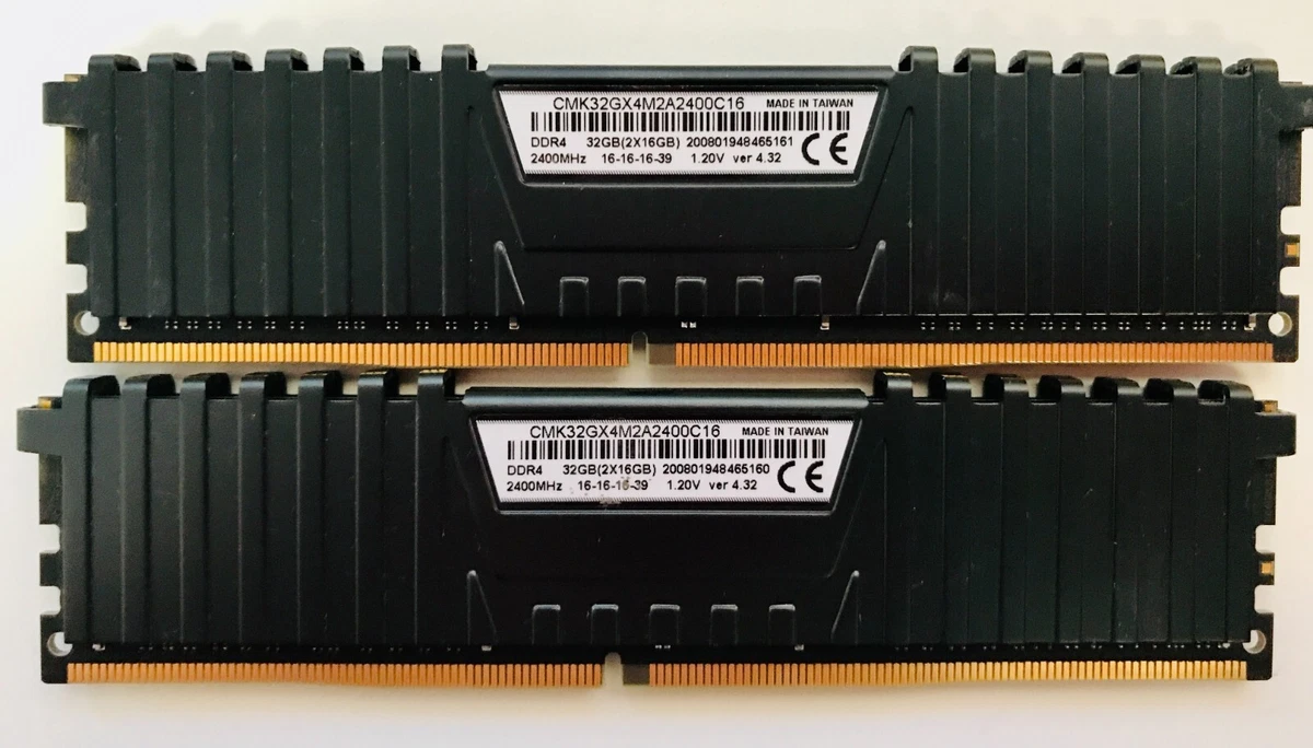 Corsair DDR4 SDRAM 32 GB Total Capacity Memory (RAM) for sale | eBay