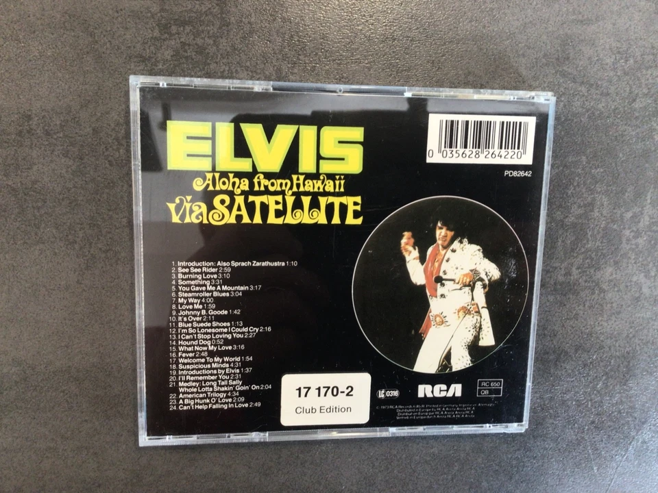 CD  "Elvis - Aloha from Hawai via Satellite",  sehr guter Zustand - Bild 3 von 3