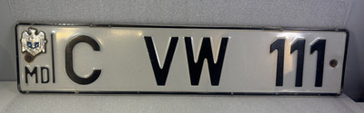 Moldawien Moldau Europäisches Nummernschild 1995 Serie Chisinau