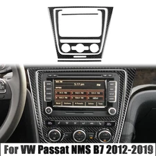 Real Carbon Fiber Air Condition Frame Set Trim For VW Passat NMS B7 2012-19