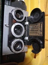 David White 35mm Stereo Realist camera with f3.5 lens and case. #5.