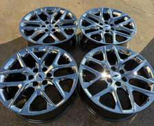 (4) 100% Genuine Gm Snowflake Wheels Chevy Tahoe Silverado 22