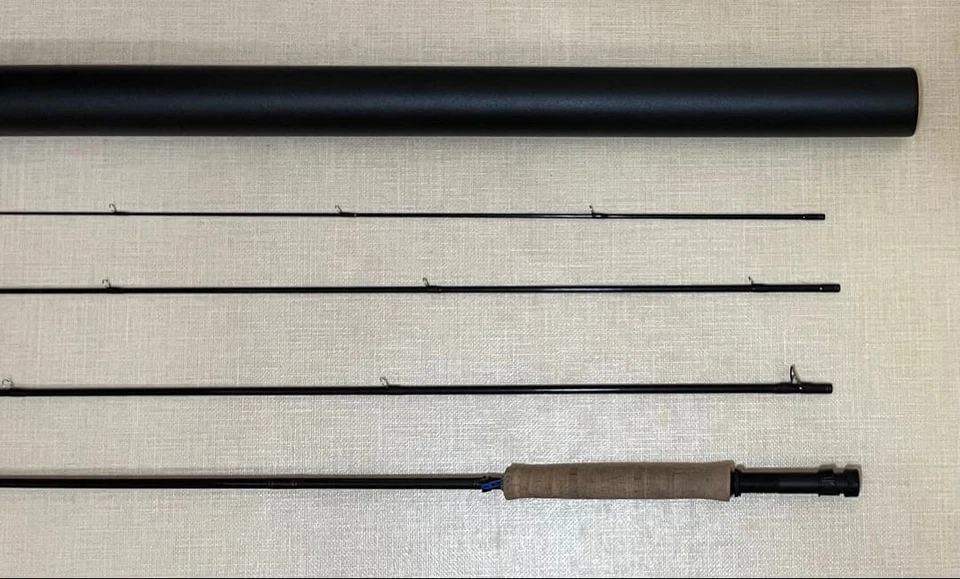 SAGE ENS HD 3106 EuroNymph Fly Rod 10 ft 6 pulgadas 3wt usado con estuche Foto 4 de 4