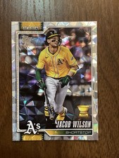 Jacob Wilson 2026 Topps Series 1 Diamante Foil Insert Rookie Cup Athletics 