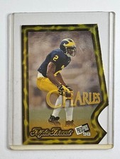 Charles Woodson Raiders 1998 Press Pass, Triple Threat Die-Cut, 7/9 🏆