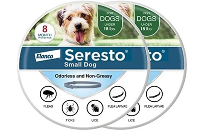 UDYOUDE Flea and Tick Collar 8 Months Protection for Small Dogs - 18lbs 2 Packs