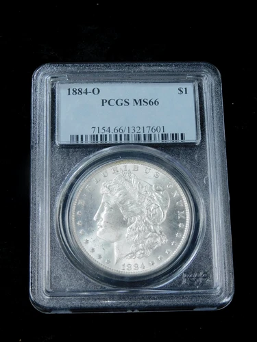 1884-O $1 Morgan Silver Dollar - PCGS MS66