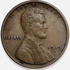 1919-D Lincoln Wheat Cent Penny Very Fine F++ * Original Surfaces* 1919D #2