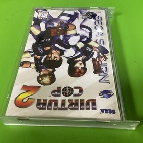 Virtua Cop 2 (Sega Saturn, 1996) Cib Manual (Tested & Works)