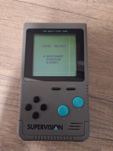 Vintage Watara Supervision console Game Boy clone 1992 + game working Rare!