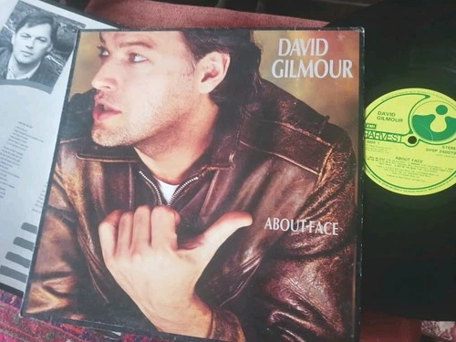 DAVID GILMOUR / Pink Floyd -  About Face,   ORIG 1984 UK LP / inner... NICE COPY