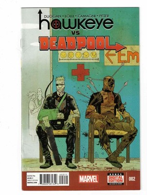 Hawkeye vs Deadpool #2  Marvel Comic Book See Scans for condition