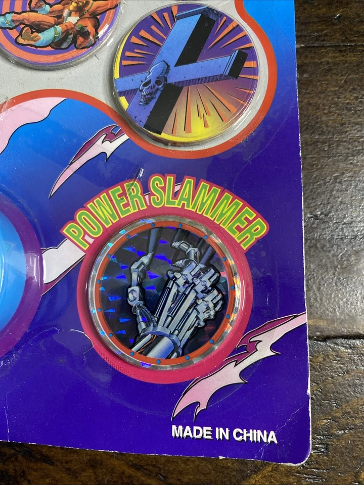 Vintage Sealed set of POGS - 10 caps 1 slammer Play Set - Milk Caps And Slammer - Image 3 of 4