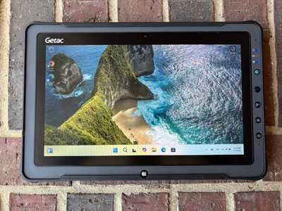 Getac F110 i5-7200U @2.50GHz 8GB 256GB SSD Win 11 Pro Touch Rugged Tablet