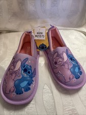 Disney Stich  Angel Slippers Kids Size:M 13-1. Brand New . D97