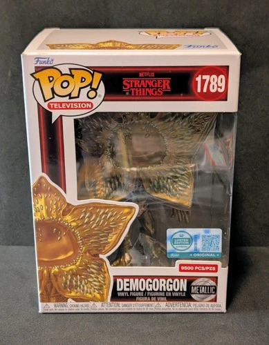 Funko Pop! Stranger Things Gold Demogorgon Metallic #1789 LE 9500
