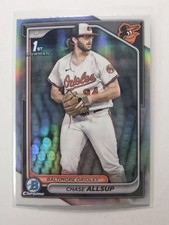 2024 Bowman Chrome 1st Refractor Chase Allsup BDC-123 Orioles