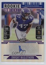 2024 Contenders Optic Rookie Ticket Blue Prizm 33/75 Dwight McGlothern Auto 6q5