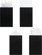 Prefolded Suit Pocket Squares for Men Mens Pocket Square on Card for Jackets ...
