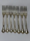 7 Piece Antique Silver Flatware Chantilly Gorham Sterling 7 Inch Dinner Forks