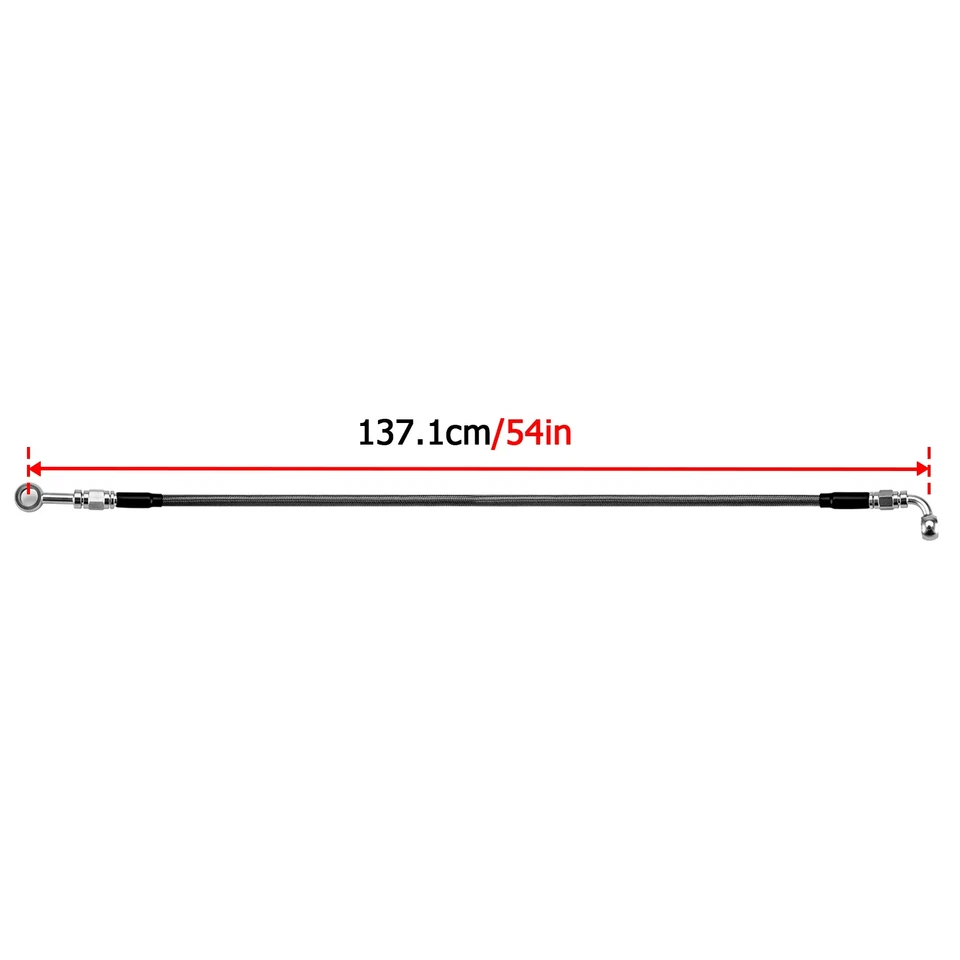 Kit de línea de freno delantero sin ABS +8,5" para Harley Heritage Softail FLST FXST 00–10 Foto 2 de 4