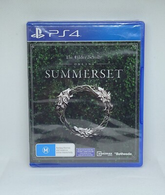 The Elder Scrolls Online Summerset PlayStation 4 Game (PS4) New Free ...