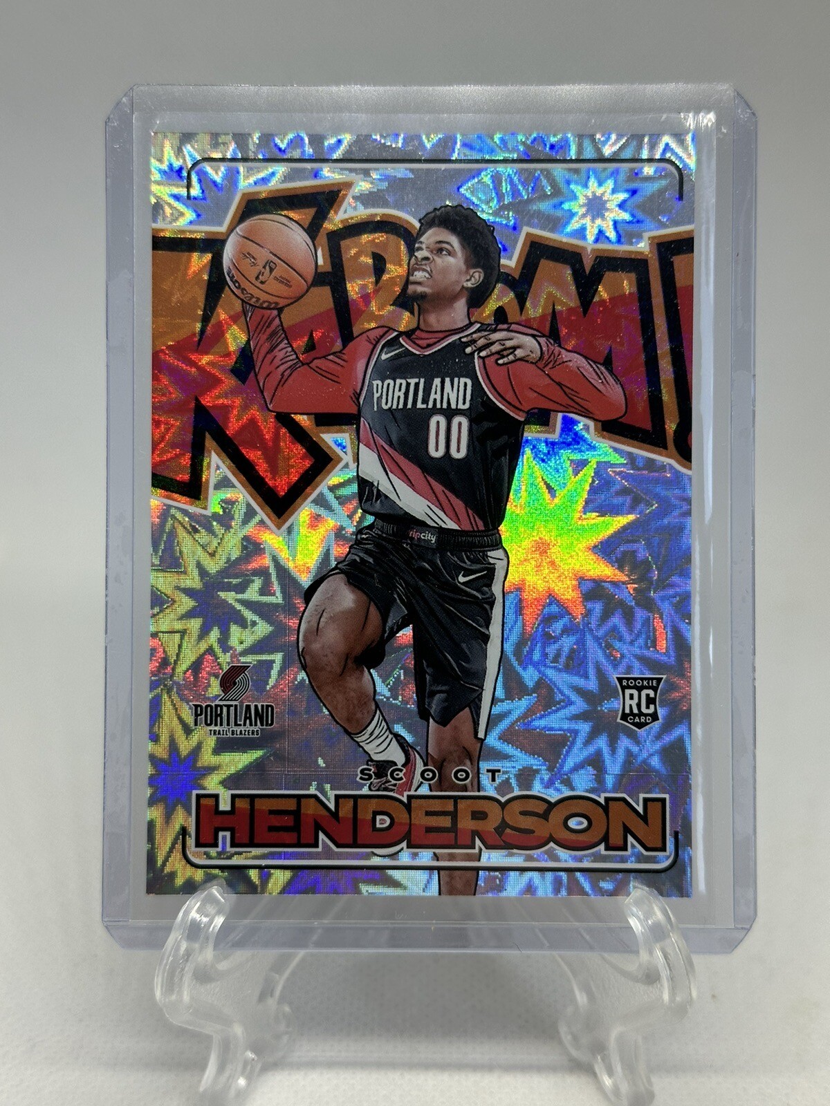 2023-24 Panini Crown Royale Scoot Henderson KABOOM Case Hit SSP