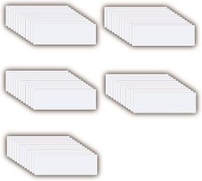 Dry Erase Magnetic Labels 1x3"pack Of 60write On Magnets Stickerreal Waterproo