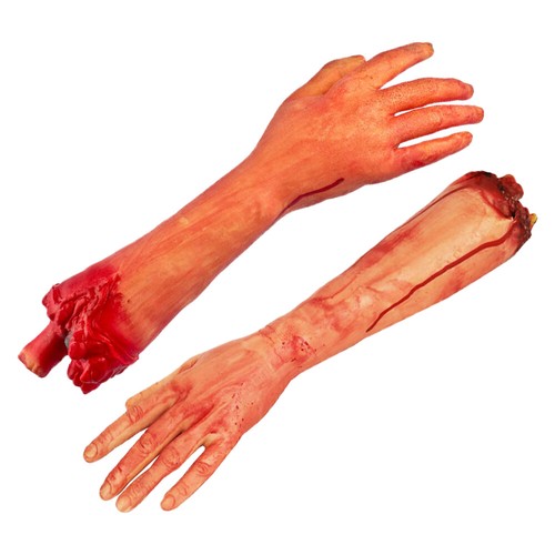 9 PIECE SEVERED LIFE SIZE LIMBS PARTY PROP PACK HALLOWEEN SCARY DECORATION LOT - Picture 3 of 15