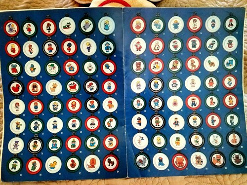 Gloria & Pat 012 LITTLE THINGS COUNT 100 Minis cross stitch 28pg booklet 1980 - Picture 2 of 4